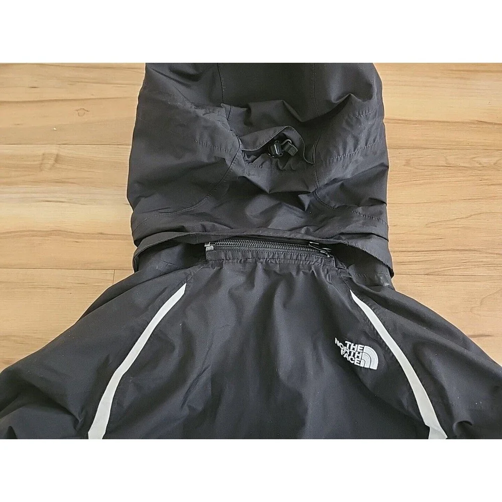 The North Face Jacket Women's XS Black White HyVent Hooded Jacket Coat - Picture 12 of 16
